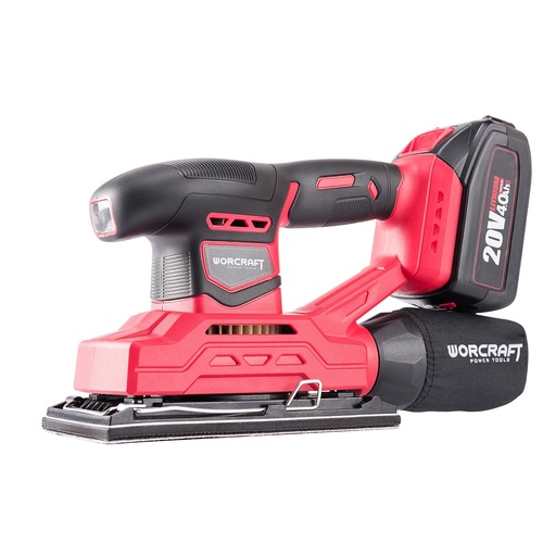 [CFSS20LI1B] ⬡ Cordless Orbital Sander 94x185 mm WORCRAFT 20V Li-ion (CFSS20LI1B, WORCRAFT)