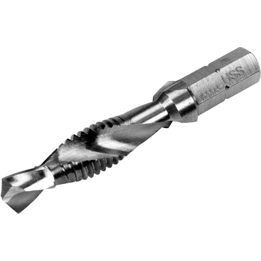 [3102003] ⬡ Combined drill tap HSS - 1/4" HEX M5x0.8 (L=41mm) (3102003)