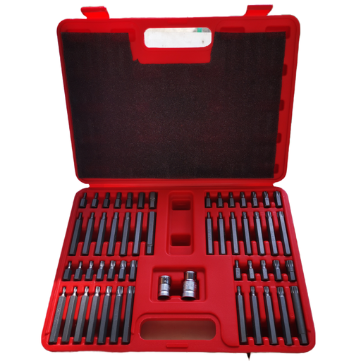 [MHR04760] ⬡ Antgalių (bitų) rinkinys 54 vnt. TORX, TORX Security, HEX, SPLINE (MHR04760)