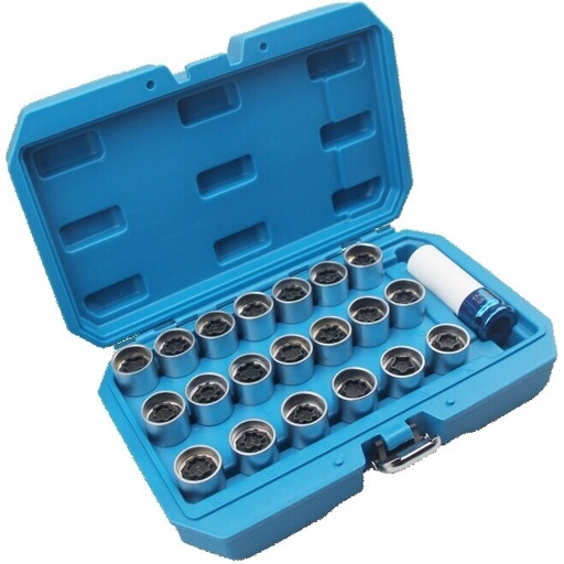 [MHR05568] ⬡ Audi wheel bolt lock socket set 21pcs (MHR05568)