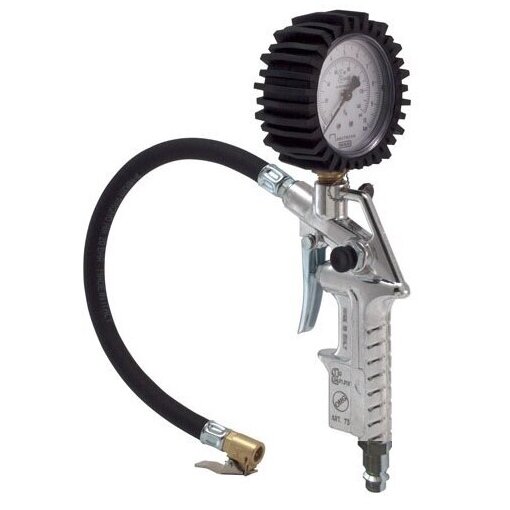[73CEE] ⬡ Tire inflating gun with manometer (73CEE, OMG GHIOTTO)