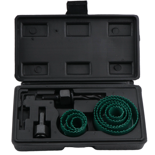 [CL801602] ⬡ Core drill bits for wood 11pcs set 19/64mm (CL801602, CHANGLU TOOLS)
