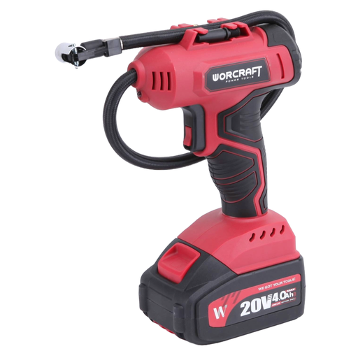 [CACS20LiG] ⬡ Li-ion Cordless air pump / compressor WORCRAFT 20V (CACS20LiG, WORCRAFT)