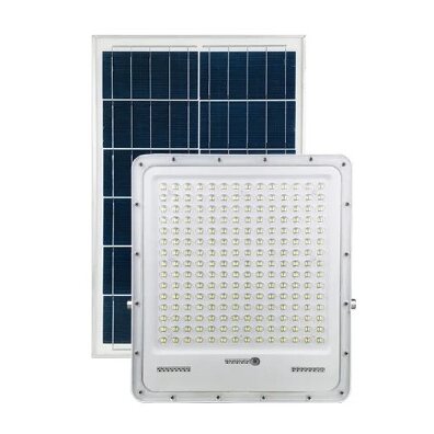 [LU4350W] ⬡ Saulės energijos prožektorius su dienos šviesos jutikliu 50 W (LU4350W, LUMIO)