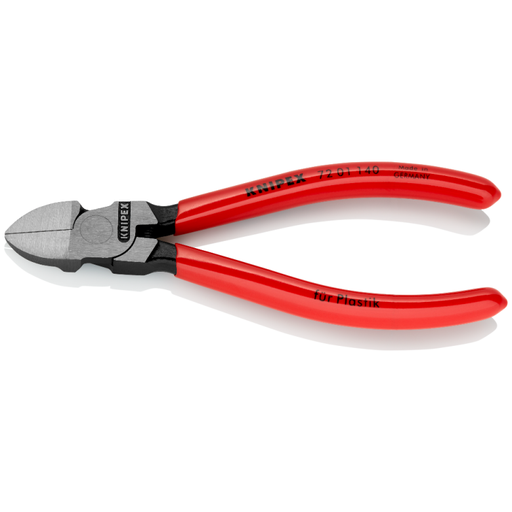 [7201140] ⬡ Įstrižinio pjovimo replės plastikui 140 mm KNIPEX (7201140, KNIPEX)