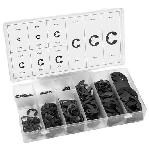 [KR6005] ⬡ Internal E-type circlip set 300pcs (KR6005)