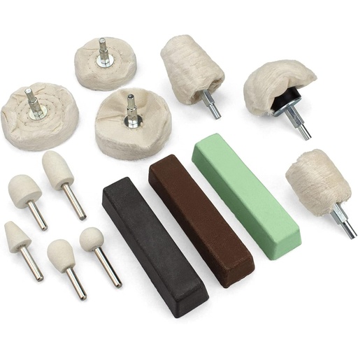 [KRKPS05] ⬡ Polishing set with paste for hard metals (14pcs) (KRKPS05)