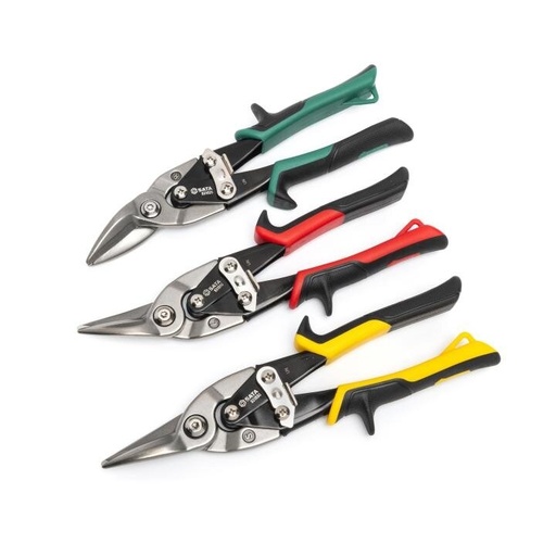 [ST93105G] ⬡ Aviation tin snips set 250 mm 3 pcs (ST93105G, SATA)
