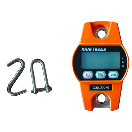 [KD11412] ⬡ Digital hanging hook scale 300 kg (KD11412, KRAFT&DELE)