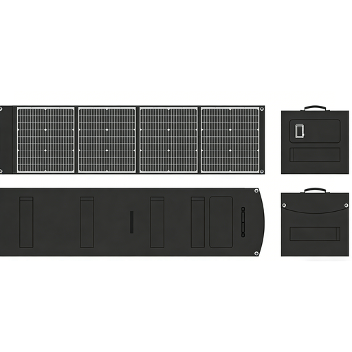 [WT200W] ⬡ Sulankstoma saulės panelė 200W su XT60 4in1 kabeliu (WT200W)