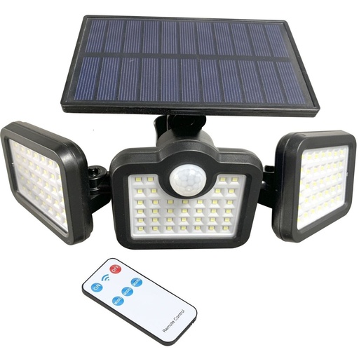 [KJD2656] ⬡ Solar wall light with motion / daylight sensor 21.6W 6500K LED (KJD2656)