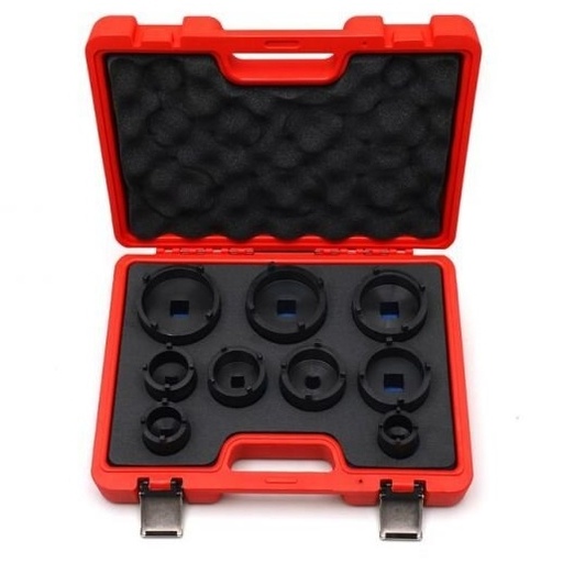 [KD12536] ⬡ Inside tooth groove bearing lock nut set (9pcs) KM0-KM12 (KD12536)