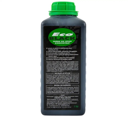 [08-00-79] Juodi padangų dažai ECO BLACK juodas koncentratas 1L (08-00-79, REDATS)