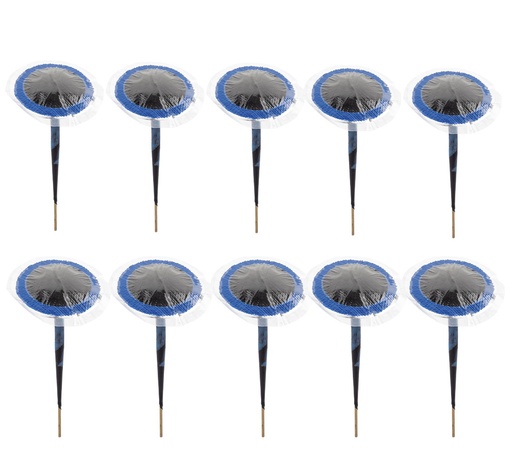 [02-02-50] ᴿᴰ Tyre repair mushroom plugs REDATS Premium 4 mm, 10 pcs (02-02-50, REDATS)