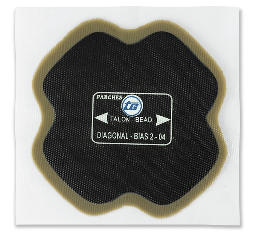 [02-01-67] Diagonal patch Tirso Gomez 2-04 101mm - 1pc. (02-01-67, REDATS)