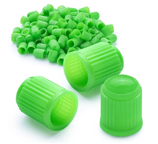 [03-00-64] Valve caps - green - 100 pcs (03-00-64, REDATS)