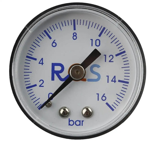 [05-00-35] Manometras oro slėgio reguliatoriui 0-16bar RQS, 1/8" (05-00-35, REDATS)