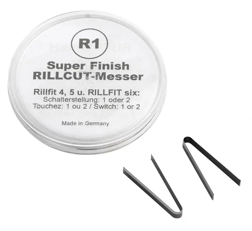 [18-00-22] ᴿᴰ Ašmenys Rillcut skirti RILLFIT R-1, 3-5 mm (18-00-22, REDATS)