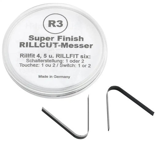 [18-00-24] ᴿᴰ Blades Rillcut for RILLFIT R-3 - 6-15mm (18-00-24, REDATS)