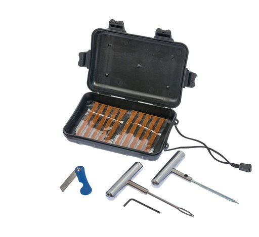 [02-02-71] ᴿᴰ Set of tyre repair ropes in a case - black (02-02-71, REDATS)