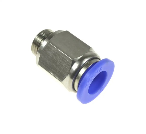 [26-01-25] ᴿᴰ Tiesi jungtis 6 mm žarnai, sriegis 1/8″ (26-01-25, REDATS)