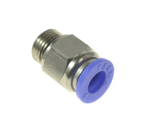 [26-01-26] ᴿᴰ Tiesi jungtis 8 mm žarnai, sriegis 1/8″ (26-01-26, REDATS)