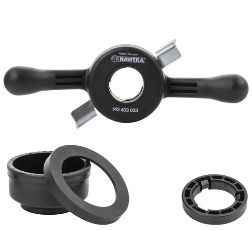 [14-00-77] ᴿᴰ Quick nut for HAWEKA wheel balancers 40x3 (14-00-77, HAWEKA)