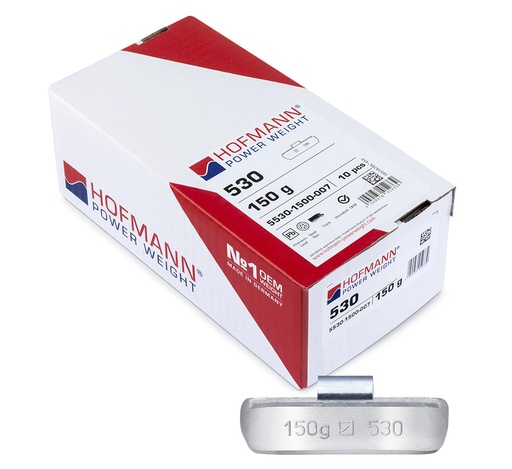 [01-02-01] ᴿᴰ Užkalami švininiai svareliai HOFMANN TBX sunkvežimiams, 150 g, 10 vnt. (01-02-01, HOFMANN)