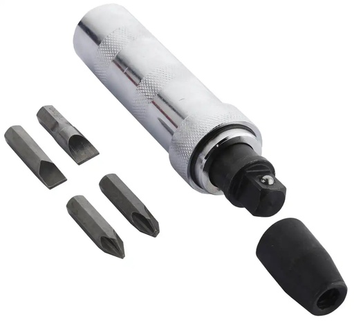 [07-01-20] ᴿᴰ Impact screwdriver MANNESMANN with 4 bits, 1/2″, S2 (07-01-20, MANNESMANN)