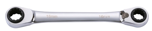 [4170402] Terkšlinių kilpinių raktų komplektas 16-17 ir 18-19 mm, 2 vnt. (4170402, SONIC)