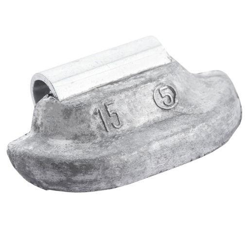 [01-00-89] ᴿᴰ Clip-on lead (Pb) weights FIVE STARS 15 g, for steel rims (01-00-89, FIVE STARS)