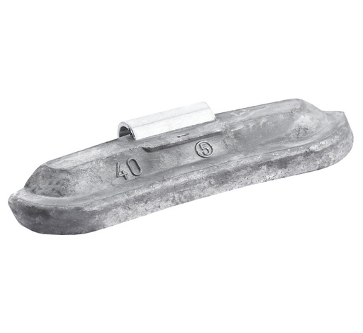 [01-00-94] ᴿᴰ Clip-on lead (Pb) weights FIVE STARS 40 g, for steel rims (01-00-94, FIVE STARS)