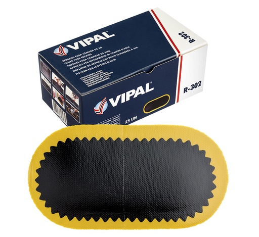 [02-03-46] ᴿᴰ Kamerų lopai VIPAL R302 95×50 mm, 25 vnt. (02-03-46, VIPAL)