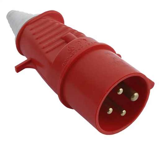 [12-01-29] ᴿᴰ Industrial power plug 4pin 16A (12-01-29, REDATS)