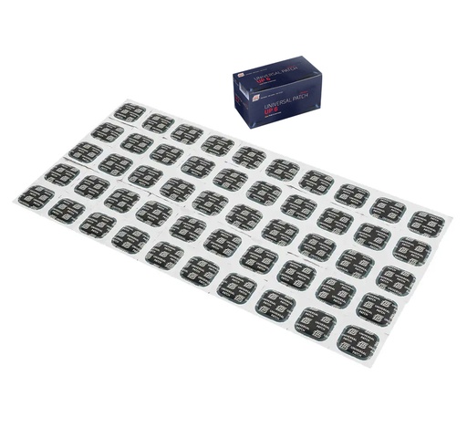 [02-04-52] ᴿᴰ Padangų lopas REMA TIP TOP UP-6 43×43 mm, 50 vnt. (02-04-52, REMA TIP TOP)