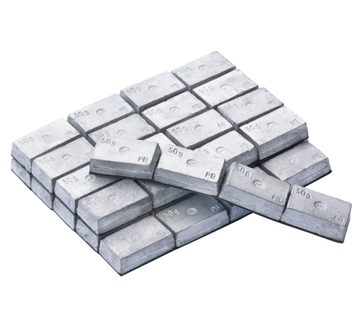 [01-02-61] ᴿᴰ Adhesive weights for truck wheels 4×50 g, 10 pcs (01-02-61, REDATS)