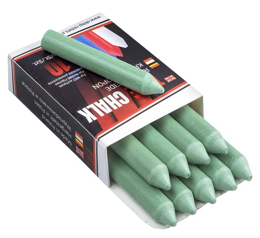 [04-03-17] ᴿᴰ Marking chalks REDATS PREMIUM, green, 10 pcs (04-03-17, REDATS)