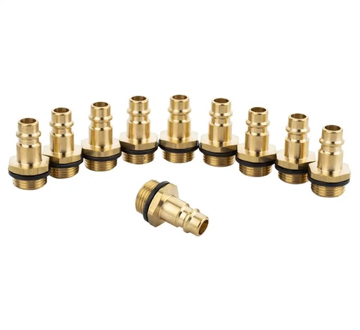 [05-02-23] ᴿᴰ Coupling RQS 3/8" male thread, 10 pcs (05-02-23, REDATS)