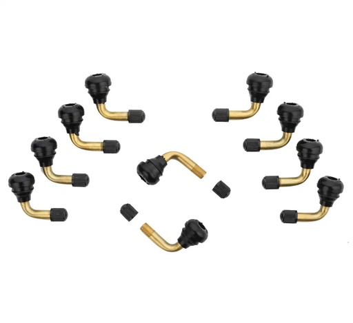 [03-02-11] ᴿᴰ Tyre valve for scooters TR-412L PVR70, 10 pcs (03-02-11, REDATS)