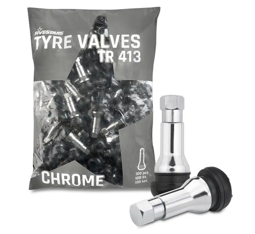 [TR 413CH-100vnt] ᴿᴰ Ventilis TR 413, chromuotas, 4 vnt. (100 vnt.) (TR 413CH, REDATS)