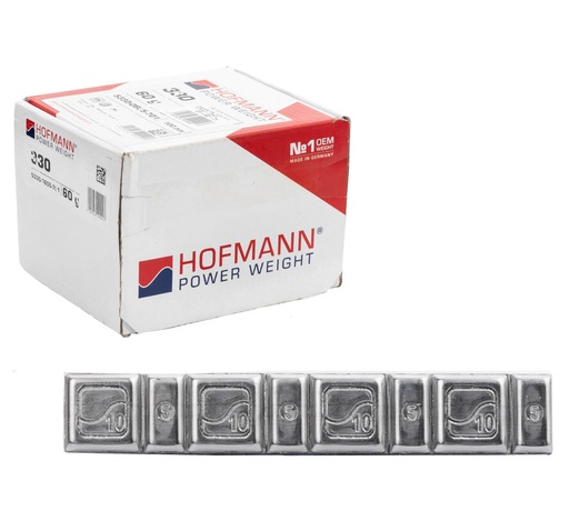 [01-02-71] ᴿᴰ Lipnūs švininiai svareliai HOFMANN 5/10 g, 100 vnt. (01-02-71, HOFMANN)