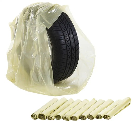 [04-03-50] ᴿᴰ Tyre bags, yellow, 10 pcs (04-03-50, REDATS)