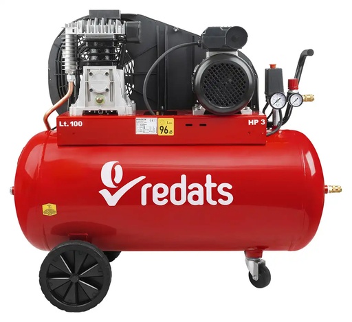 [16-01-27] ᴿᴰ Stūmoklinis kompresorius 100 L 2,2 kW - 230V REDATS (16-01-27, REDATS)
