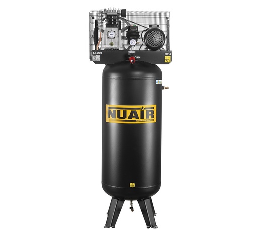 [16-01-39] ᴿᴰ Vertikalus stūmoklinis kompresorius 200 l, NUAIR, 4 kW, 400 V (16-01-39, NUAIR)