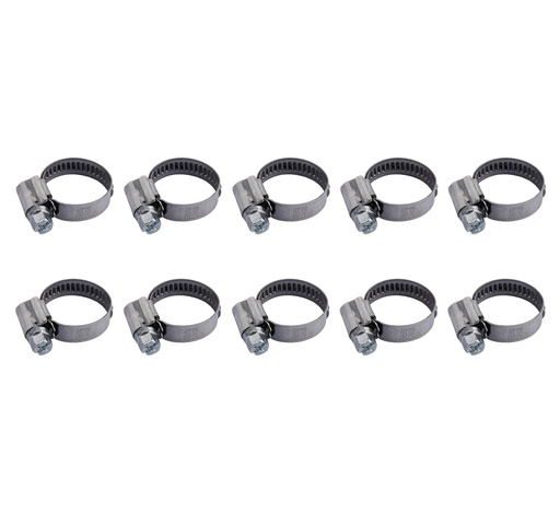 [05-03-02] ᴿᴰ Hose clamps 12–22 mm, 10 pcs (05-03-02, REDATS)