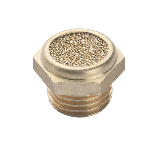 [26-10-65] ᴿᴰ Air silencer metal, external thread 1/4" (26-10-65, REDATS)