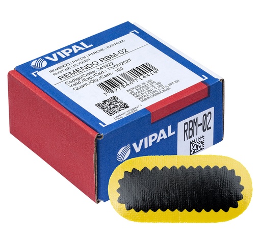 [02-05-03] ᴿᴰ Kamerų lopai VIPAL RBM02 65×30 mm, 100 vnt. (02-05-03, VIPAL)
