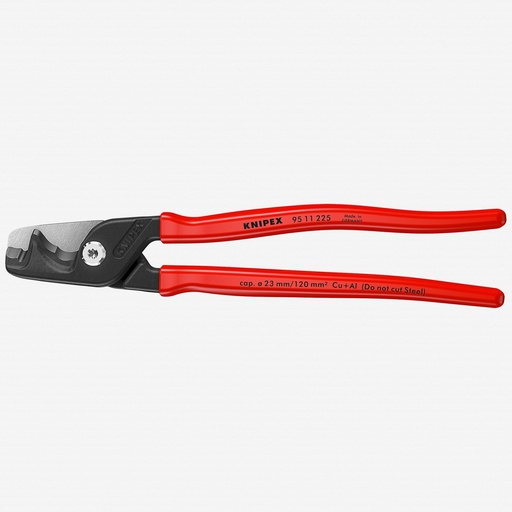 [95 12 225] Kabelių žirklės StepCut XL 225 mm (95 12 225, KNIPEX)
